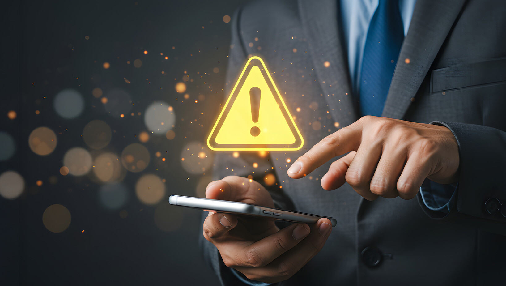 Grafika z wykrzyknikiem.