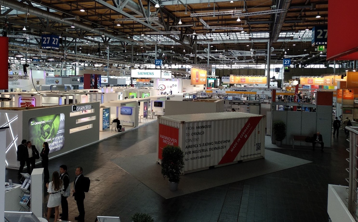 Hala targowa Hannover Messe