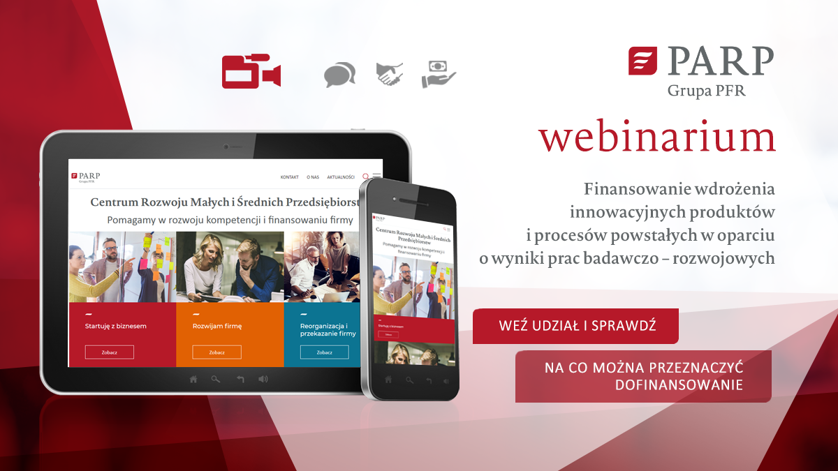 Finansowanie wdrożenia innowacyjnych produktów i procesów powstałych w oparciu o wyniki prac...