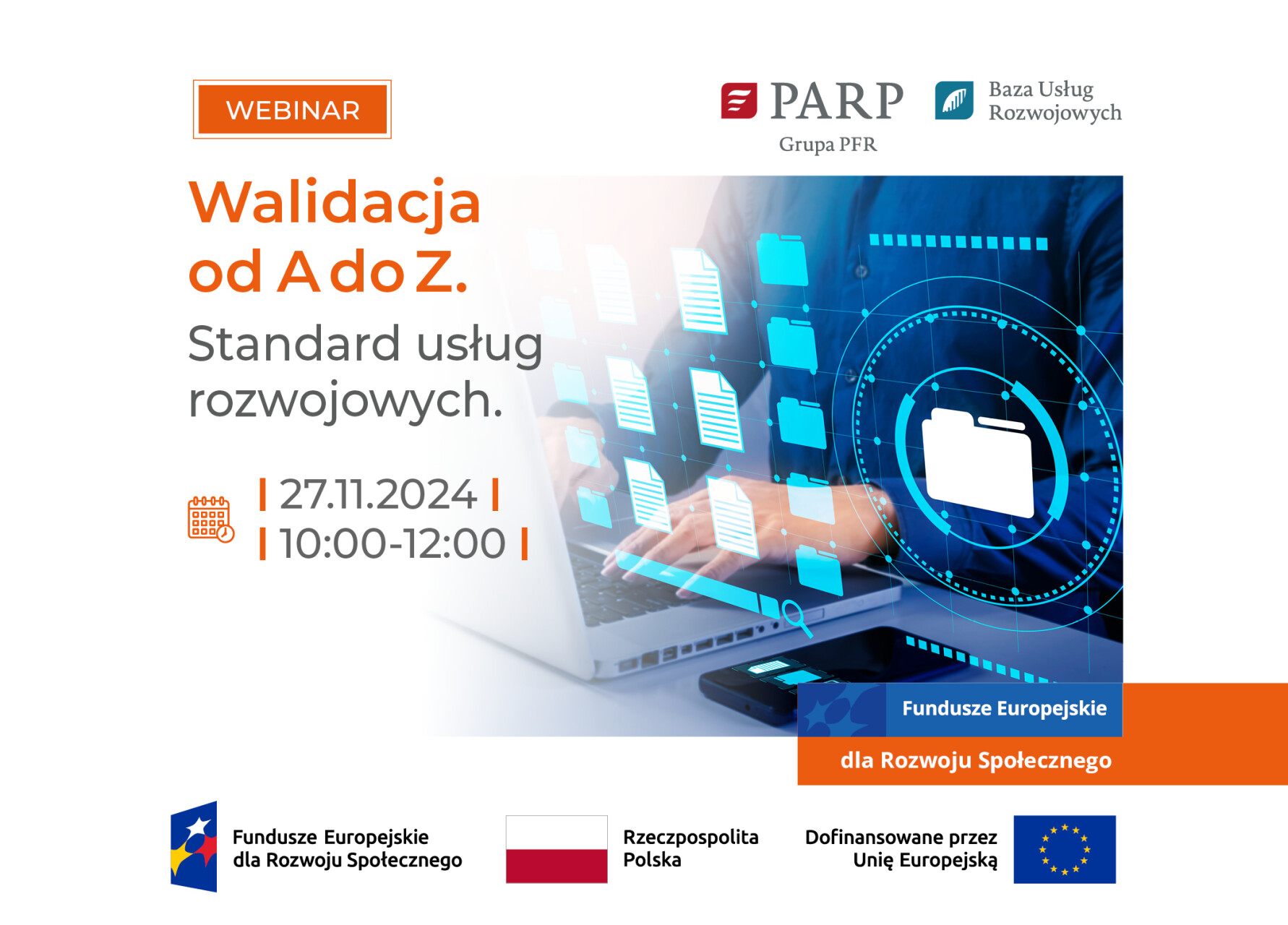 Zapraszamy na webinar dotyczący walidacji w usługach rozwojowych BUR