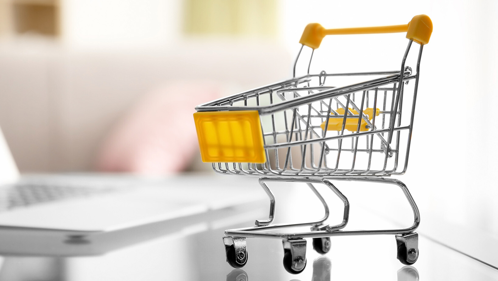 Wózek sklepowy - miniatura.