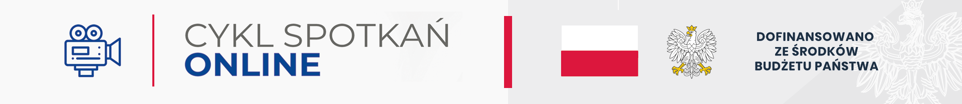 Cykl spotkań online. Dofinansowano ze środków budżetu państwa.