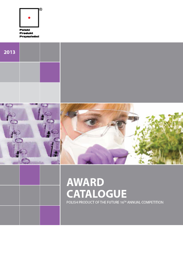 Award Catalogue Polish Product of the future - 16th Annual Competition (EN)