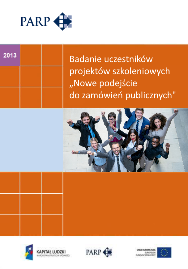 Badanie uczestników projektów szkoleniowych „Nowe podejście do zamówień publicznych"
