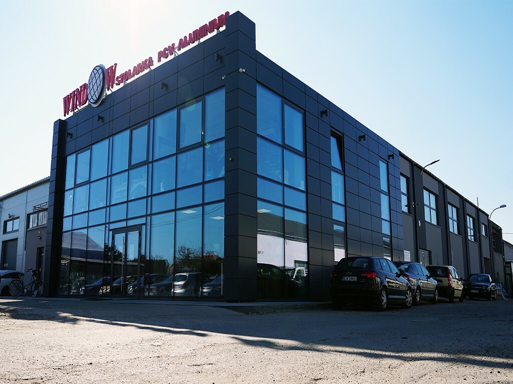 budynek producenta okien 