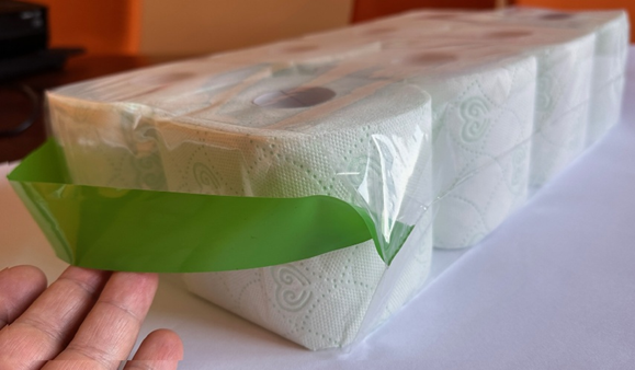 Worek z uchwytem „stripe handle”