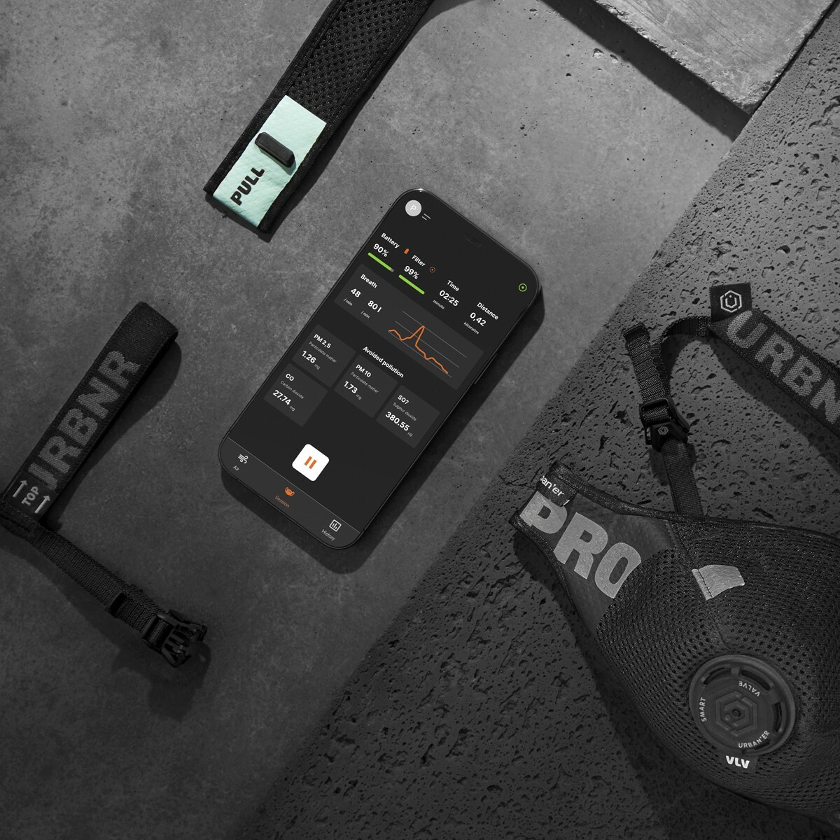 aplikacja na telefon służąca do pomiaru smogu w powietrzu 